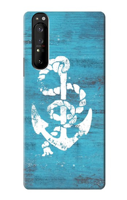 S3053 Marine Anchor Blue Case For Sony Xperia 1 III