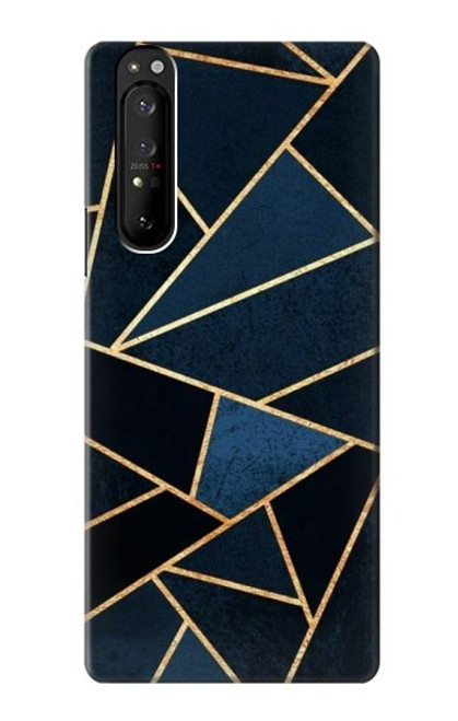 S3479 Navy Blue Graphic Art Case For Sony Xperia 1 III