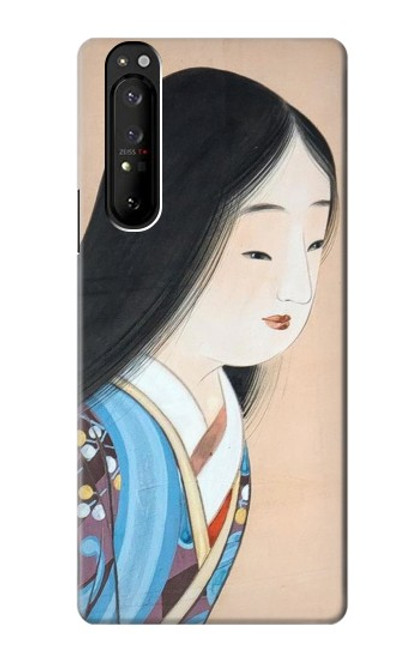 S3483 Japan Beauty Kimono Case For Sony Xperia 1 III