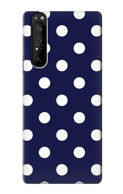 S3533 Blue Polka Dot Case For Sony Xperia 1 III