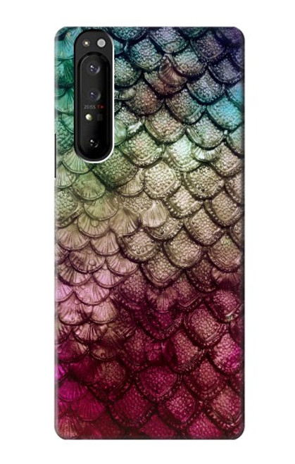 S3539 Mermaid Fish Scale Case For Sony Xperia 1 III