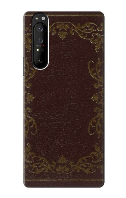 S3553 Vintage Book Cover Case For Sony Xperia 1 III