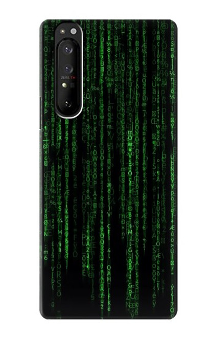 S3668 Binary Code Case For Sony Xperia 1 III