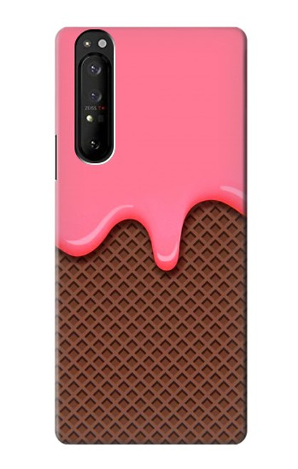 S3754 Strawberry Ice Cream Cone Case For Sony Xperia 1 III