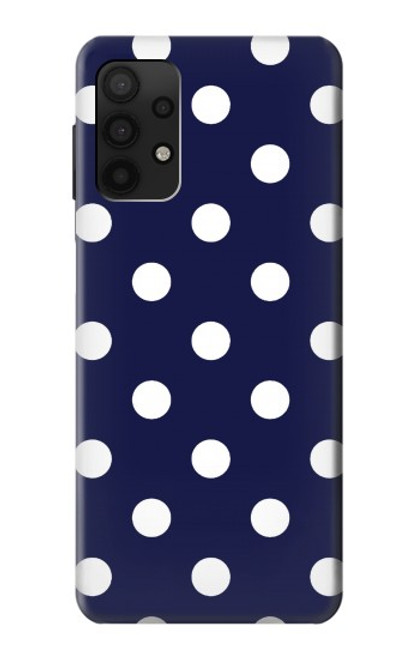 S3533 Blue Polka Dot Case For Samsung Galaxy A32 4G