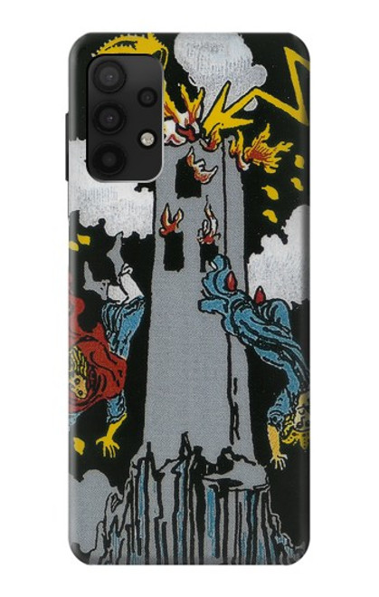S3745 Tarot Card The Tower Case For Samsung Galaxy A32 4G