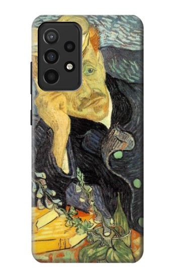 S0212 Van Gogh Portrait of Dr. Gachet Case For Samsung Galaxy A52, Galaxy A52 5G