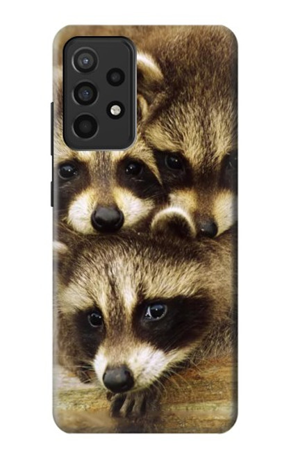 S0977 Baby Raccoons Case For Samsung Galaxy A52, Galaxy A52 5G