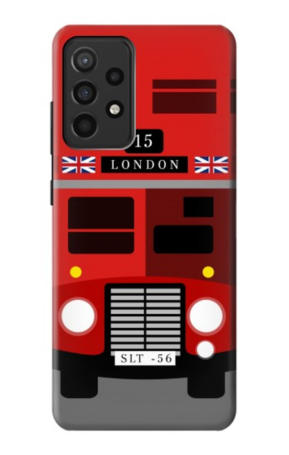 S2058 England British Double Decker Bus Case For Samsung Galaxy A52, Galaxy A52 5G