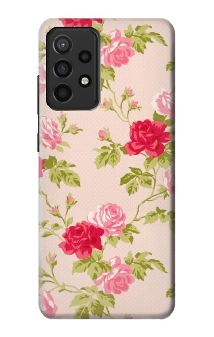 S3037 Pretty Rose Cottage Flora Case For Samsung Galaxy A52, Galaxy A52 5G S3037 Pretty Rose Cottage Flora Case For Samsung Galaxy A52, Galaxy A52 5G