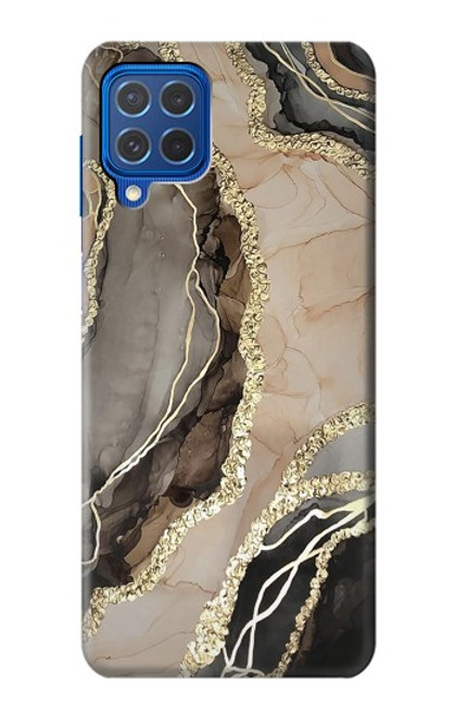 S3700 Marble Gold Graphic Printed Case For Samsung Galaxy M62