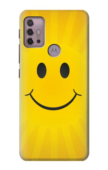 S1146 Yellow Sun Smile Case For Motorola Moto G30, G20, G10