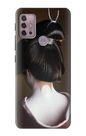 S1337 Japan Geisha Neck Case For Motorola Moto G30, G20, G10