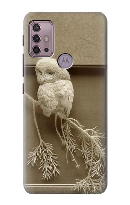 S1386 Paper Sculpture Owl Case For Motorola Moto G30, G20, G10