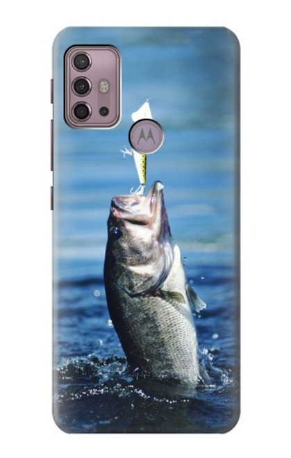 S1594 Bass Fishing Case For Motorola Moto G30, G20, G10