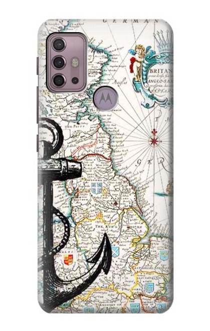 S1962 Nautical Chart Case For Motorola Moto G30, G20, G10