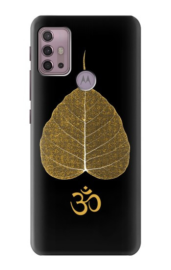 S2331 Gold Leaf Buddhist Om Symbol Case For Motorola Moto G30, G20, G10