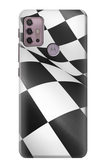 S2408 Checkered Winner Flag Case For Motorola Moto G30, G20, G10