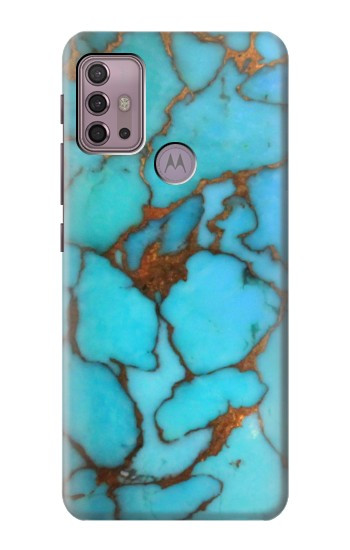 S2685 Aqua Turquoise Gemstone Graphic Printed Case For Motorola Moto G30, G20, G10