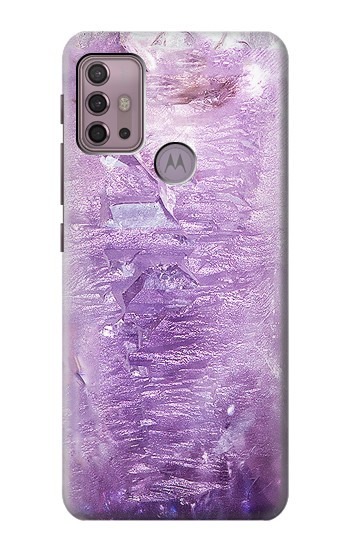 S2690 Amethyst Crystals Graphic Printed Case For Motorola Moto G30, G20, G10