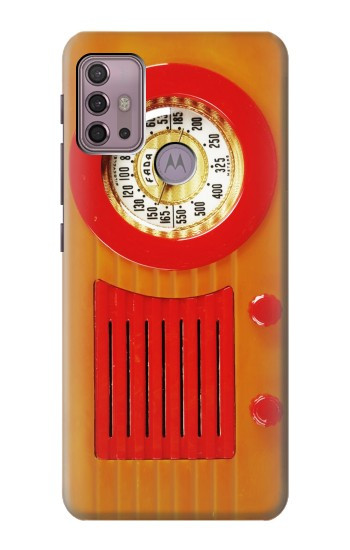 S2780 Vintage Orange Bakelite Radio Case For Motorola Moto G30, G20, G10
