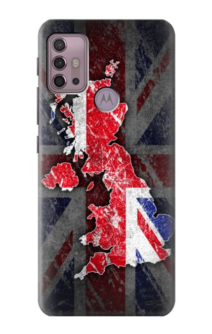 S2936 UK British Flag Map Case For Motorola Moto G30, G20, G10
