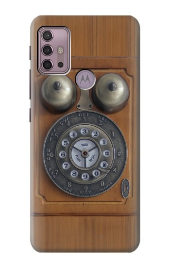 S3146 Antique Wall Retro Dial Phone Case For Motorola Moto G30, G20, G10