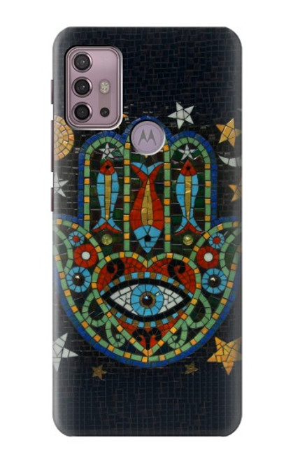 S3175 Hamsa Hand Mosaics Case For Motorola Moto G30, G20, G10