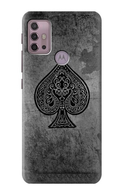 S3446 Black Ace Spade Case For Motorola Moto G30, G20, G10