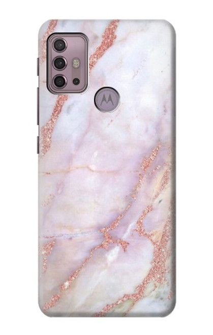S3482 Soft Pink Marble Graphic Print Case For Motorola Moto G30, G20, G10