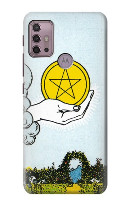 S3722 Tarot Card Ace of Pentacles Coins Case For Motorola Moto G30, G20, G10
