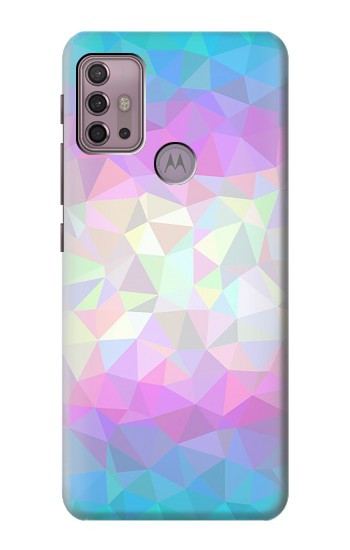 S3747 Trans Flag Polygon Case For Motorola Moto G30, G20, G10