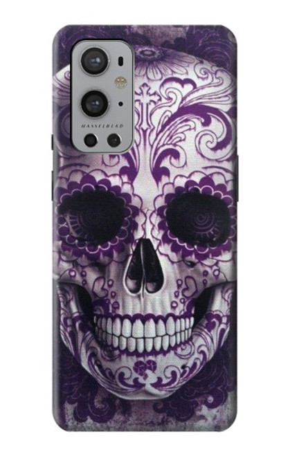 S3582 Purple Sugar Skull Case For OnePlus 9 Pro