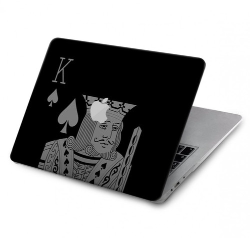 S3520 Black King Spade Hard Case For MacBook Air 13″ - A1932, A2179, A2337