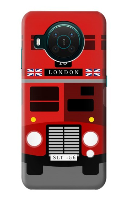 S2058 England British Double Decker Bus Case For Nokia X10