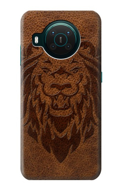 S2529 Leo Zodiac Tattoo Brown Graphic Print Case For Nokia X10