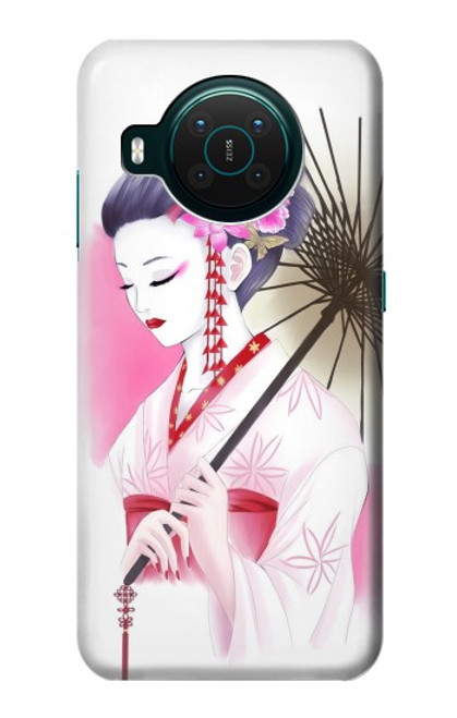 S2579 Japanese Traditional Geisha Kimono Case For Nokia X10