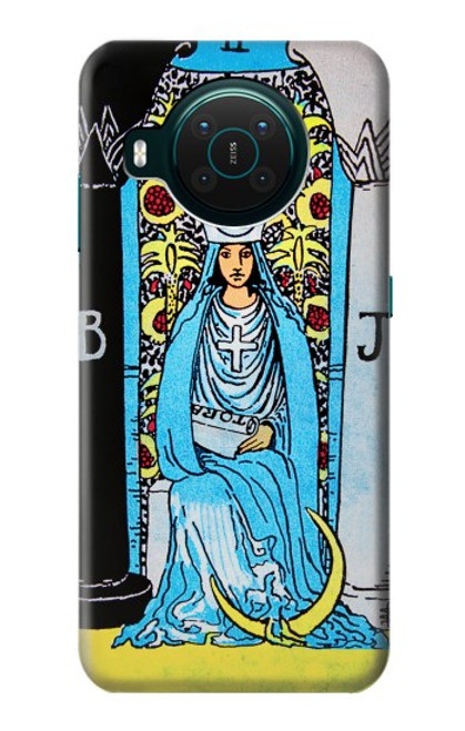 S2837 The High Priestess Vintage Tarot Card Case For Nokia X10