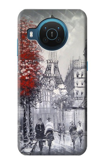 S1295 Eiffel Painting of Paris Case For Nokia X20