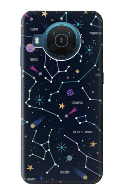 S3220 Star Map Zodiac Constellations Case For Nokia X20