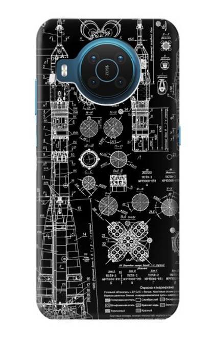 S3436 Apollo Blue Print Case For Nokia X20