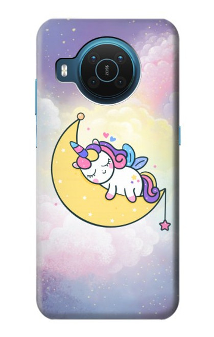 S3485 Cute Unicorn Sleep Case For Nokia X20