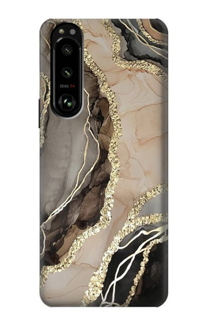 S3700 Marble Gold Graphic Printed Case For Sony Xperia 5 III