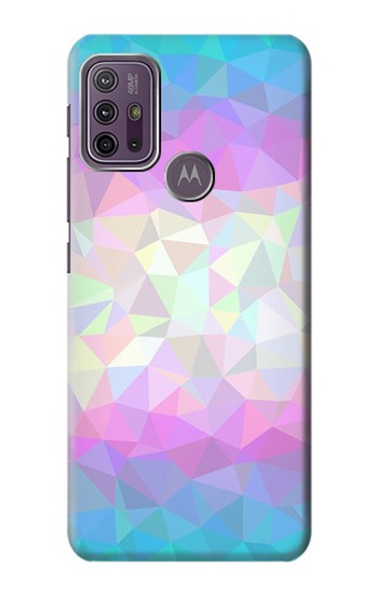 S3747 Trans Flag Polygon Case For Motorola Moto G10 Power