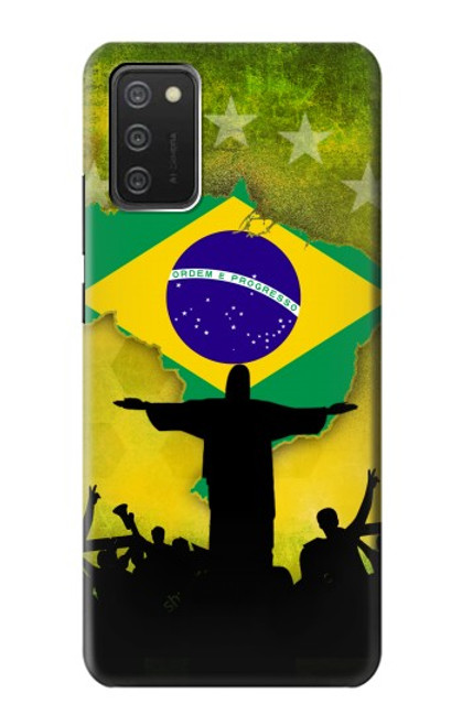 S2981 Brazil Football Soccer Case For Samsung Galaxy A03S