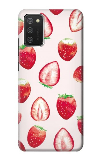 S3481 Strawberry Case For Samsung Galaxy A03S
