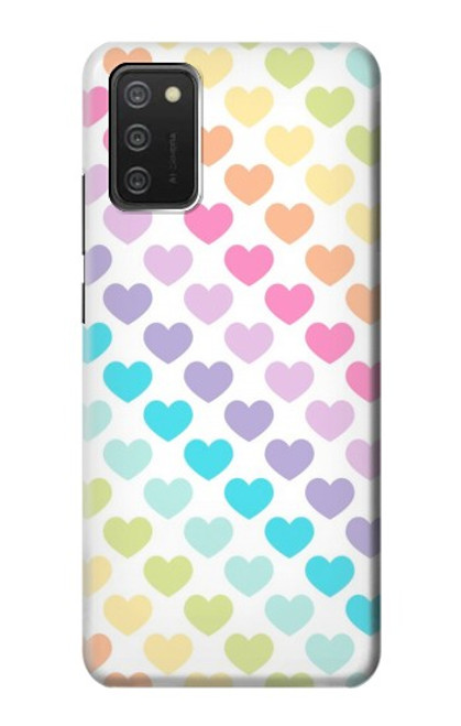 S3499 Colorful Heart Pattern Case For Samsung Galaxy A03S