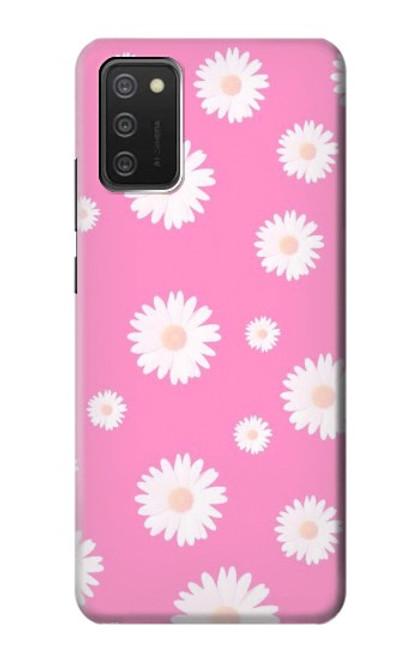 S3500 Pink Floral Pattern Case For Samsung Galaxy A03S