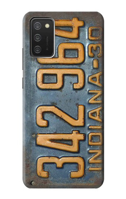 S3750 Vintage Vehicle Registration Plate Case For Samsung Galaxy A03S