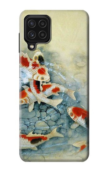 S1654 Koi Carp Fish Art Painting Case For Samsung Galaxy A22 4G